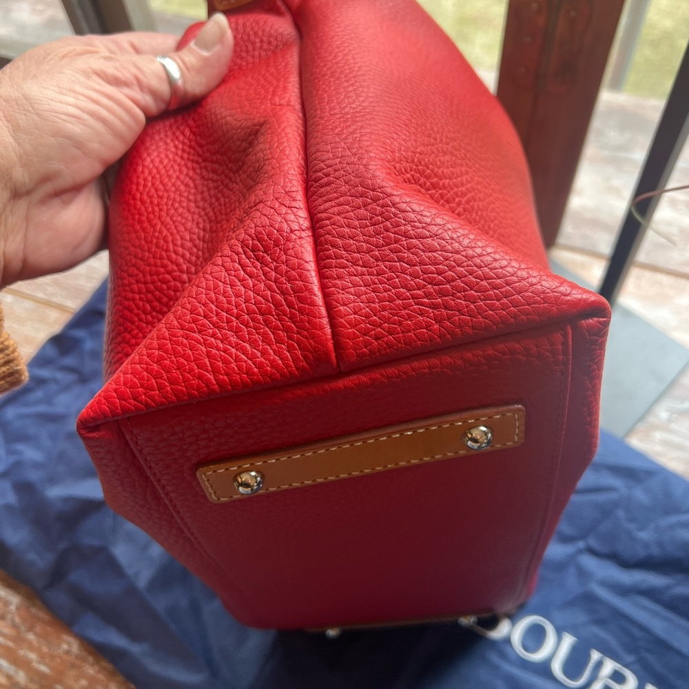 Dooney & Bourke Patterson Pebbled Leather Paige Sac Hobo - Picture 9 of 11